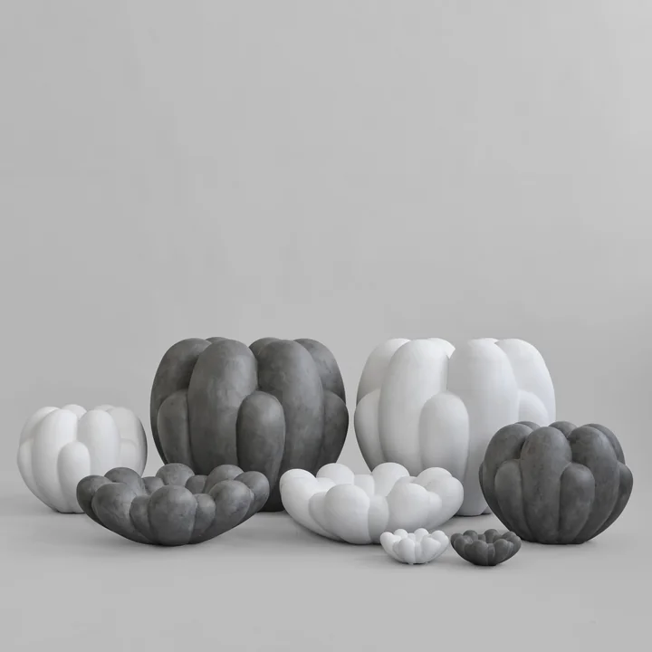 101 Copenhagen - Bloom Slim Vase, big, bone white