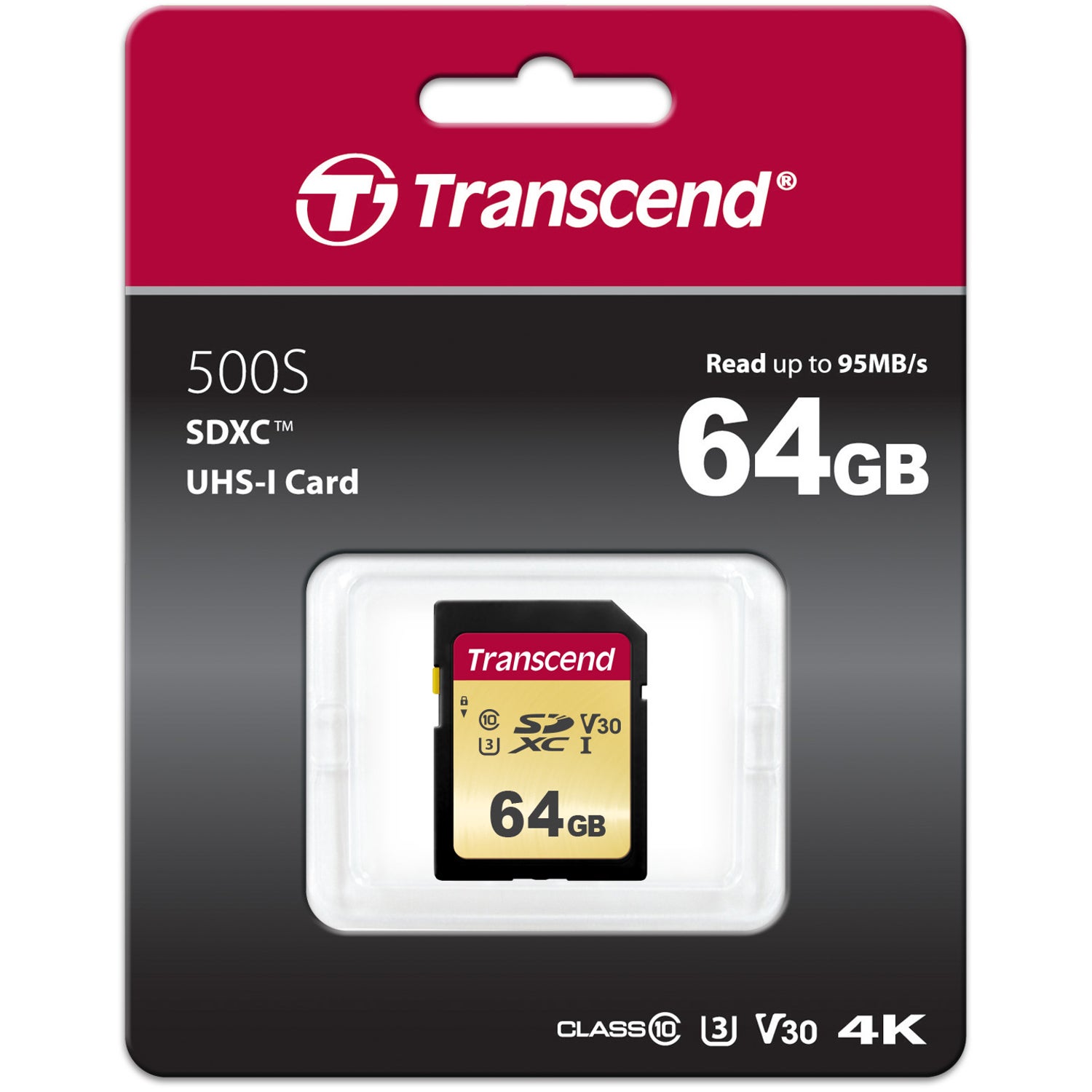 Transcend SDHC 500S 64GB UHS-1 U3