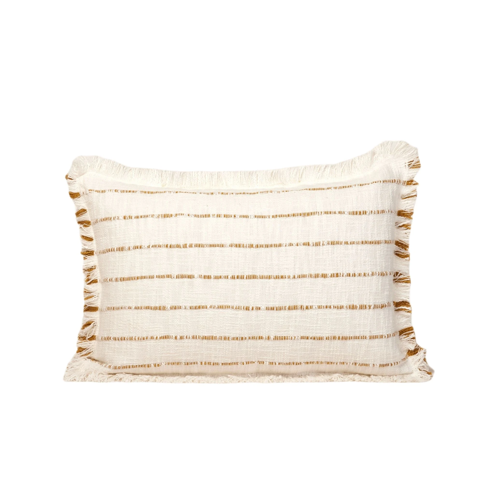 TAHA - Housse de coussin | Blanc
