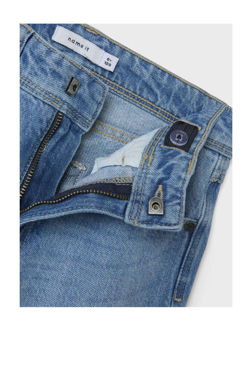 NAME IT straight leg jeans light blue denim