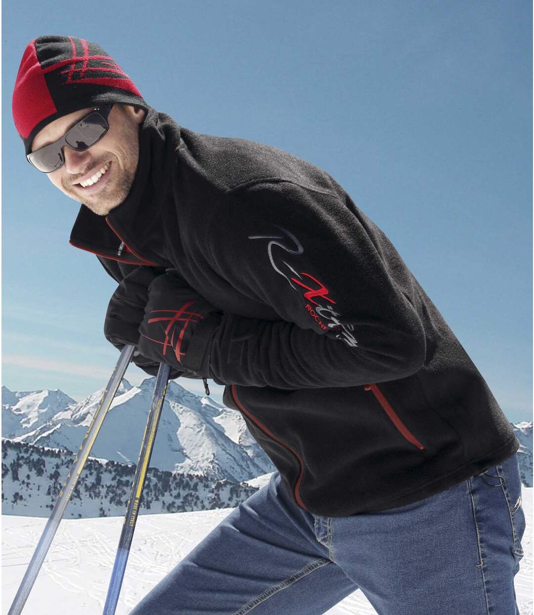 Blouson Polaire Noir Isolant