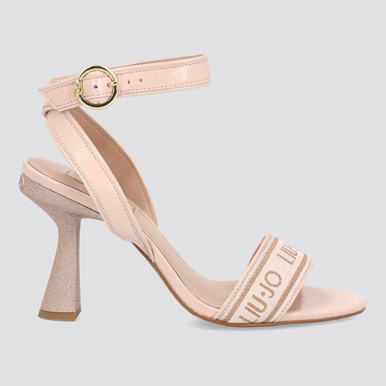 Liu-Jo Sandales en Cuir Lisa beiges