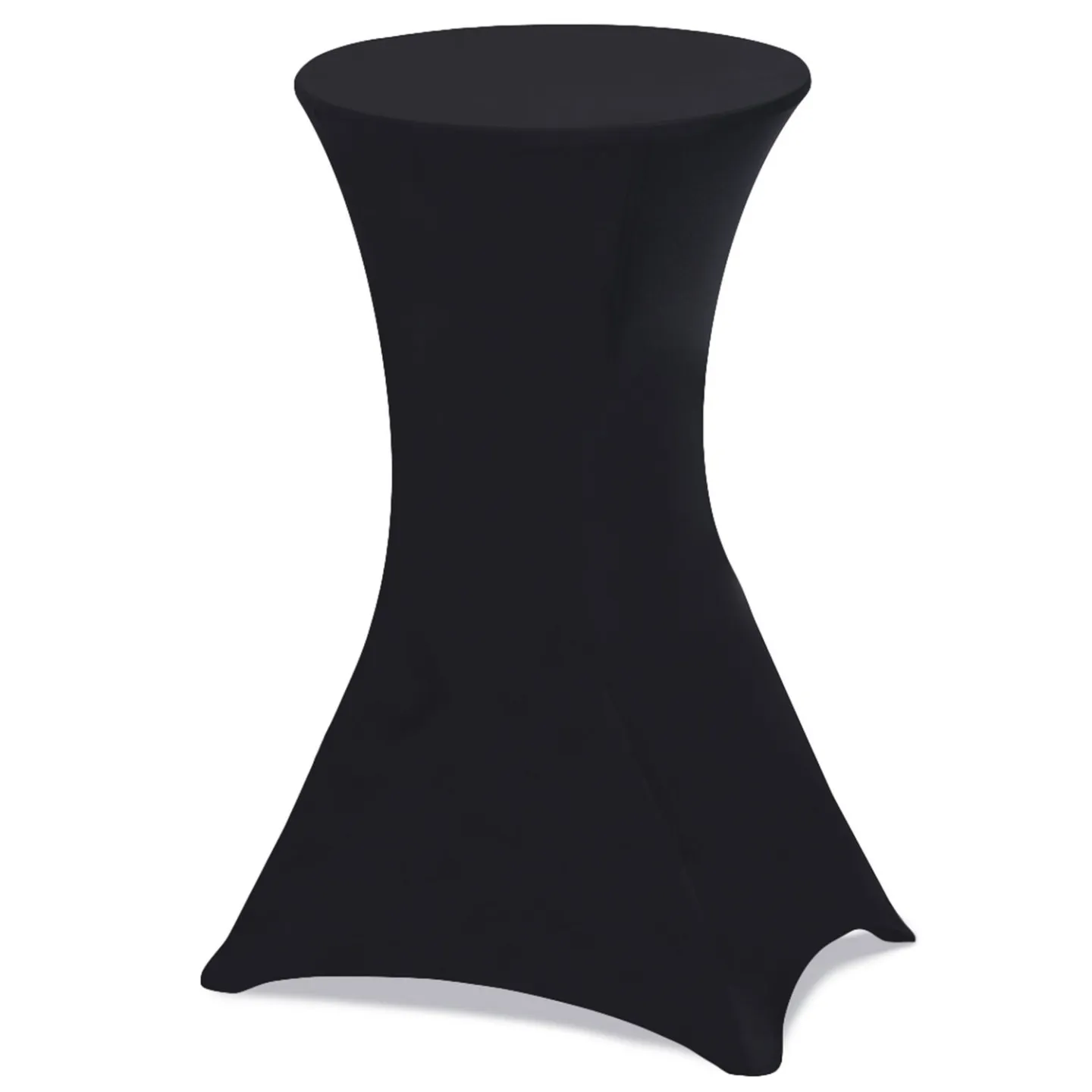 Lot de 2 tables hautes pliantes 105 CM et 2 housses noires