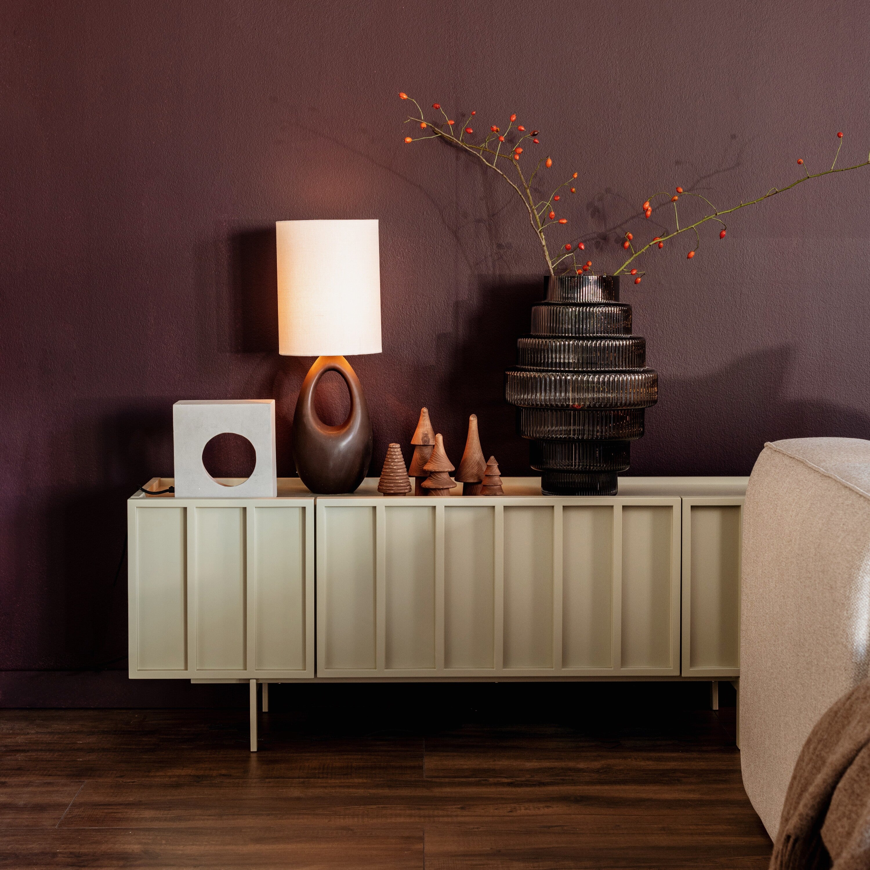 HKliving Lowboard Dressoir - Pebble