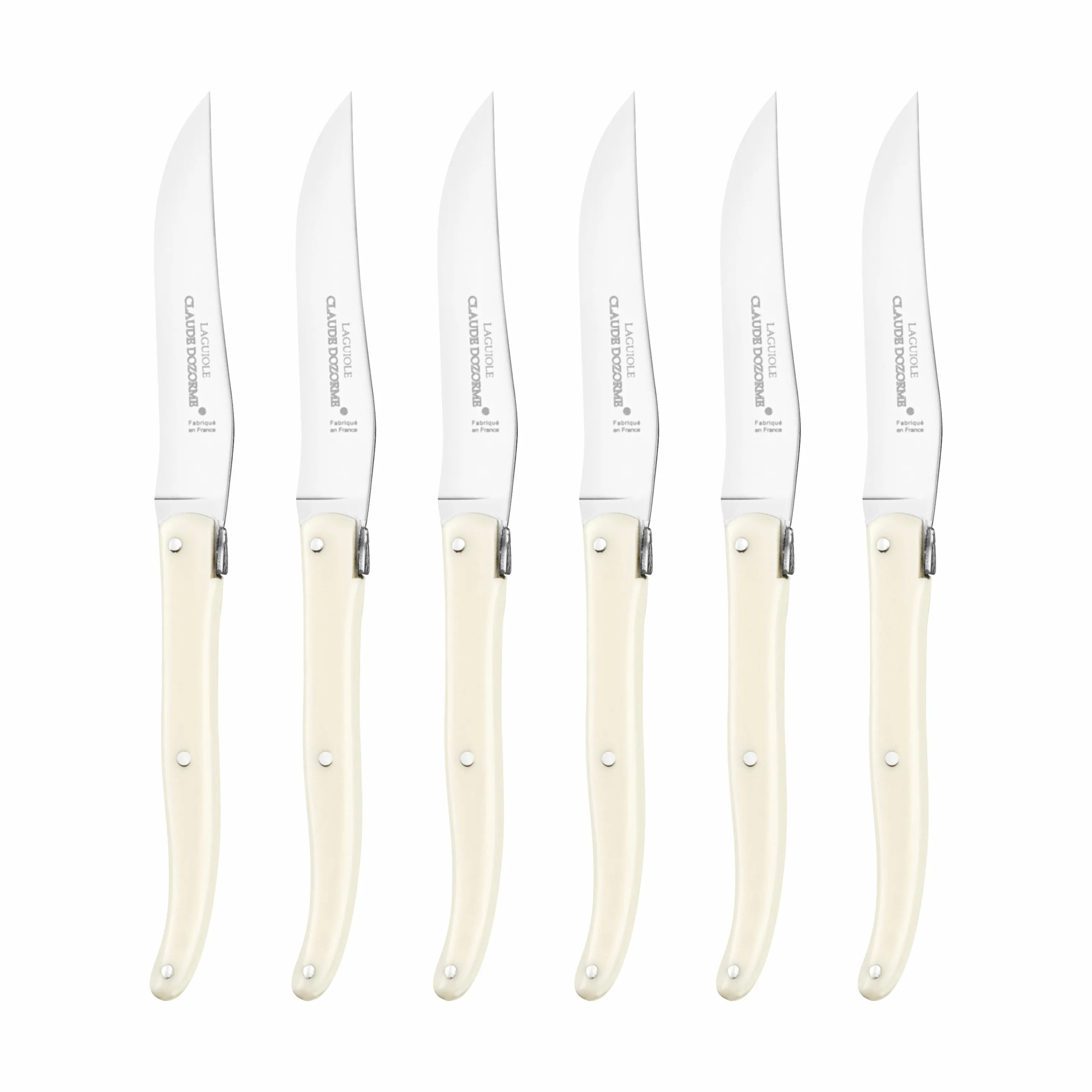 CLAUDE DOZORME Lagiuole Steakkniv - 6 stk.