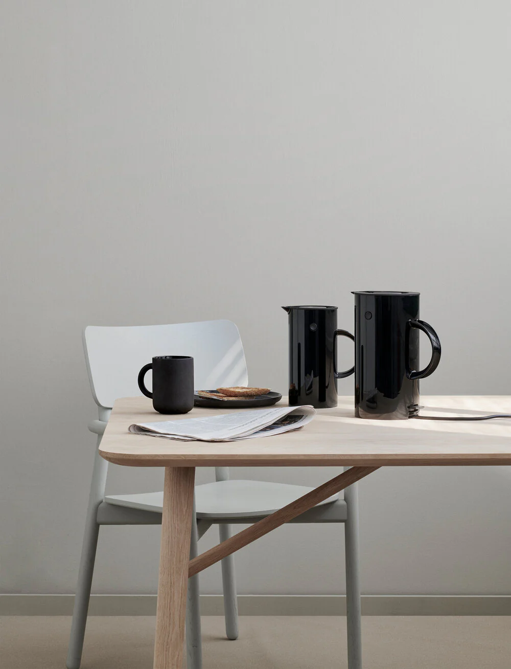 Stelton  EM77 sort elkedel - 1,5 L.