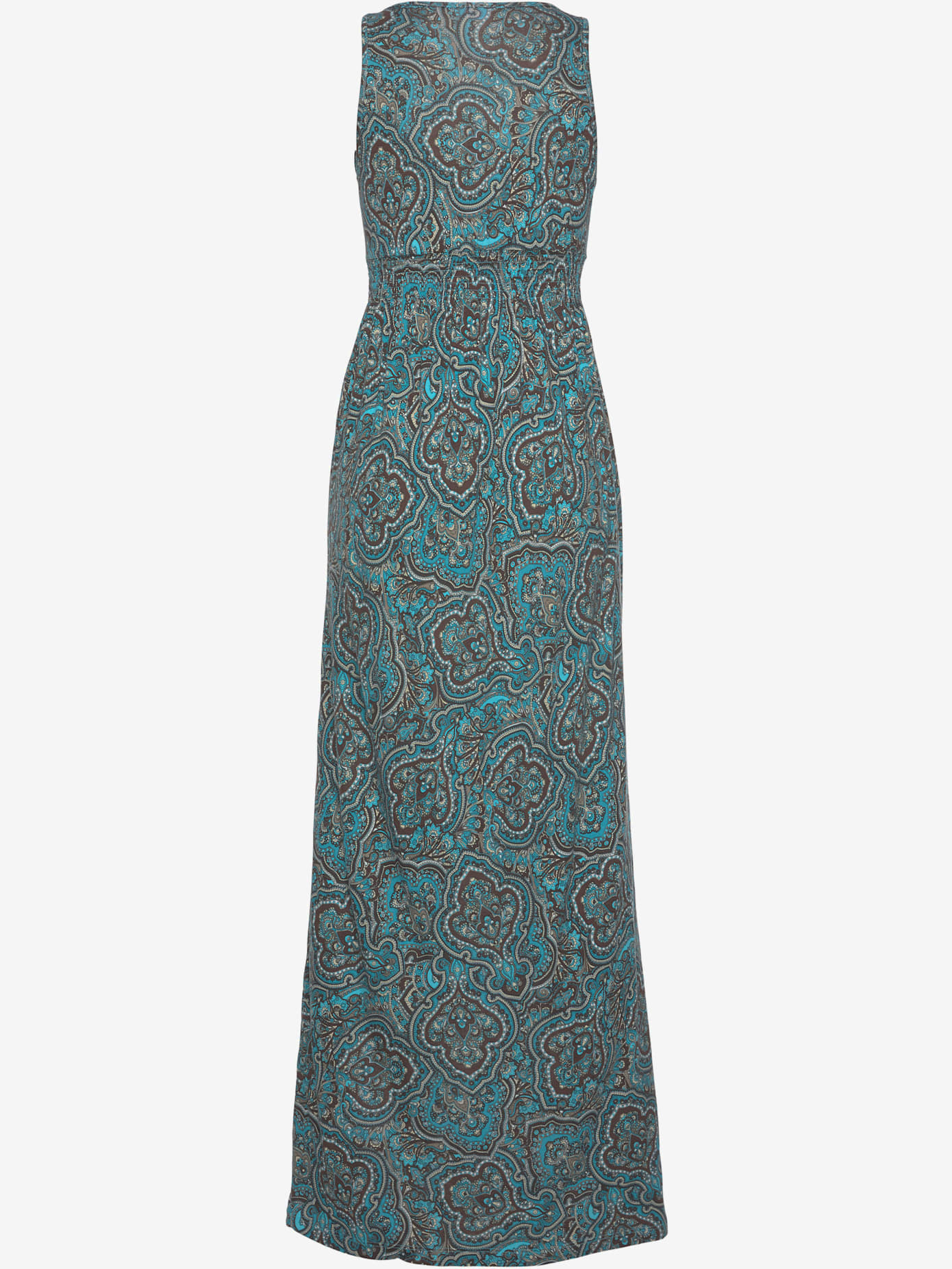 Robe longue séduisante encolure réglable