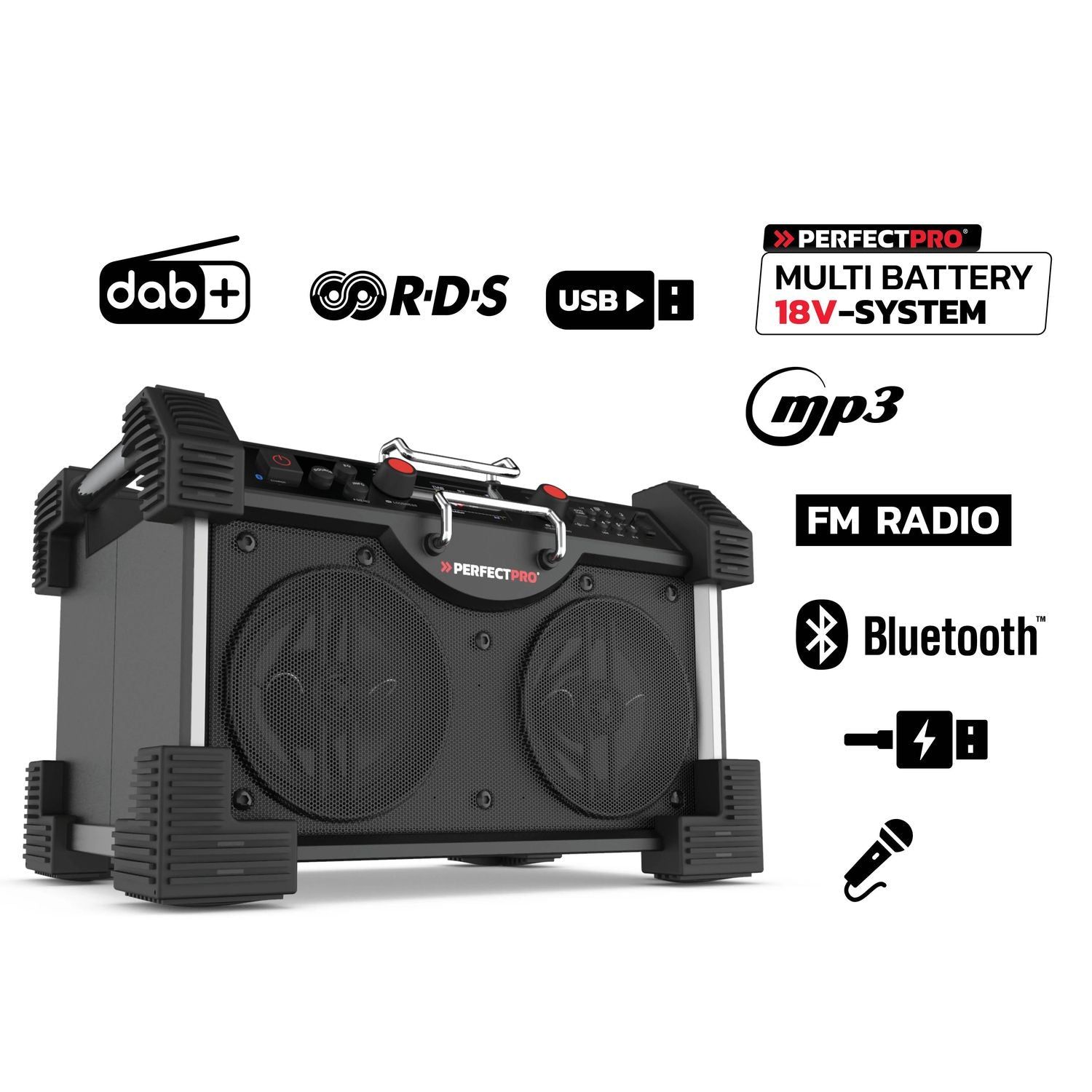 Perfectpro Rockhart RH4-18V – Compatible met PerfectPro MultiBattery 18V system