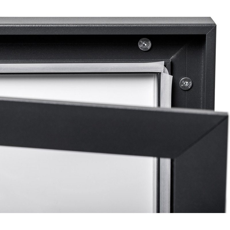 Vitrine Intérieure Verrouillable 4x A4 Anthracite