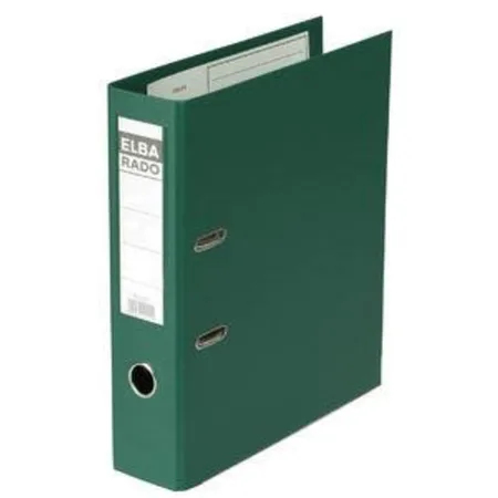 Elba 100022628 Ordner ELBAradoplast KL A4 80mm Schlitze Rückentasche grün