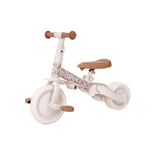 4 in 1 Driewieler Off White