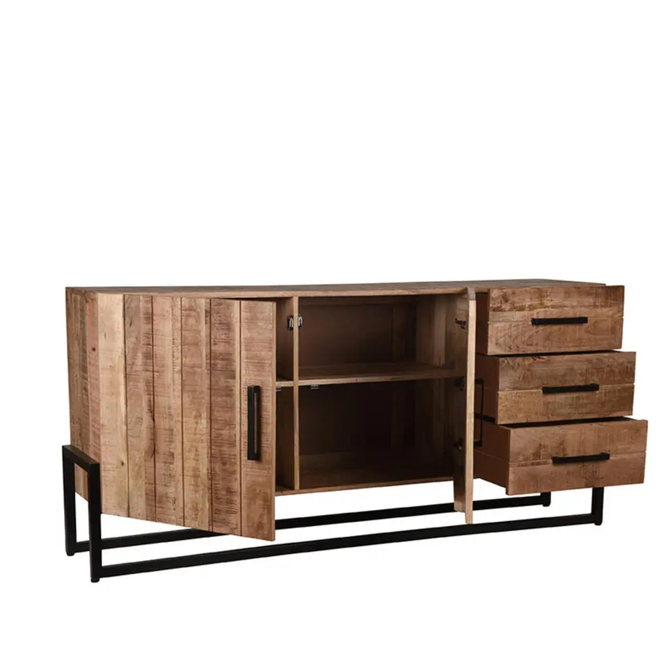 LABEL51 Lage Bergkast 2-Deurs Fence Vintage Metaal