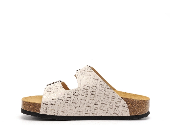 Plakton mules et sabots plats femme cp beta beige