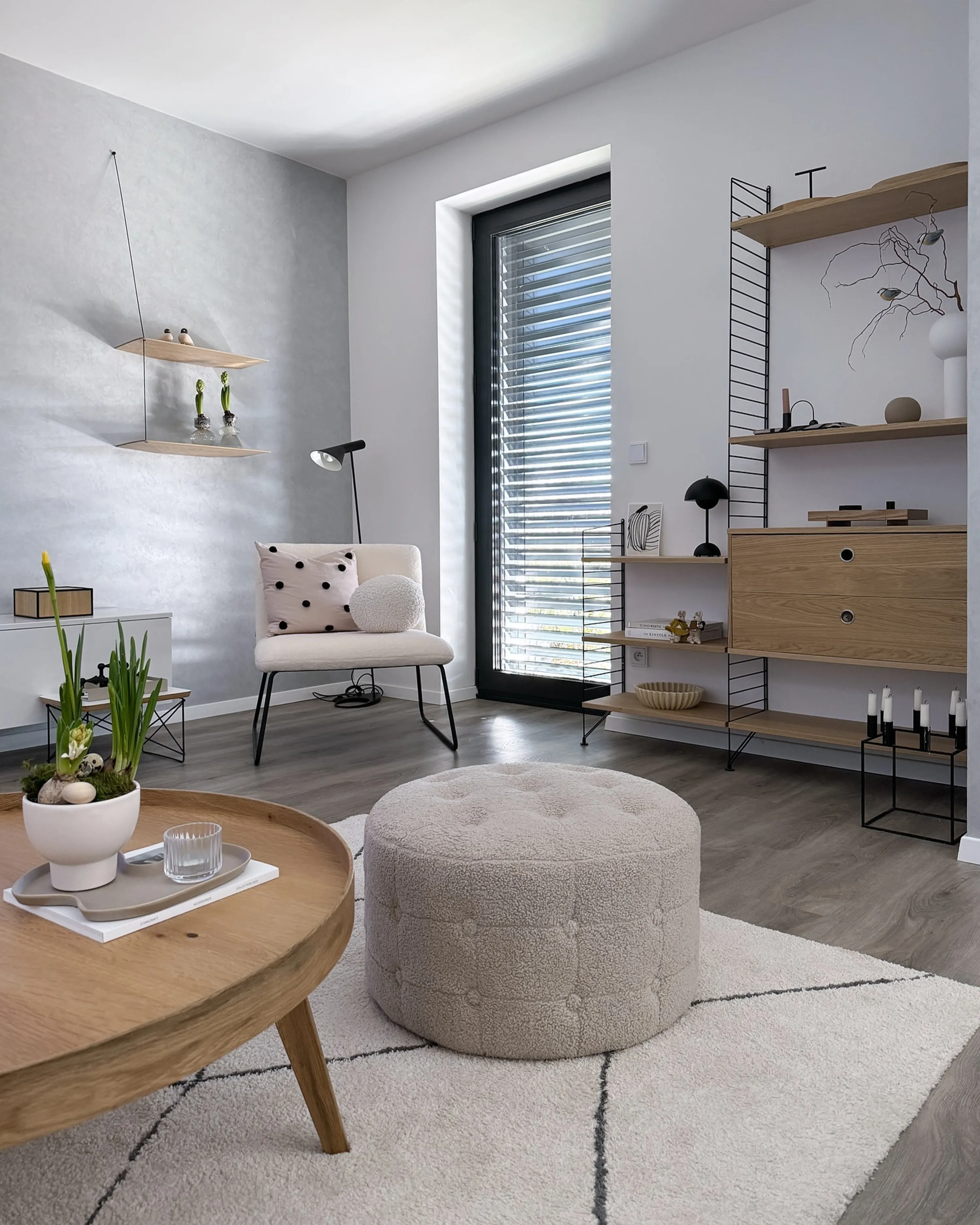 Fauteuil COTULLA Bouclé Wit