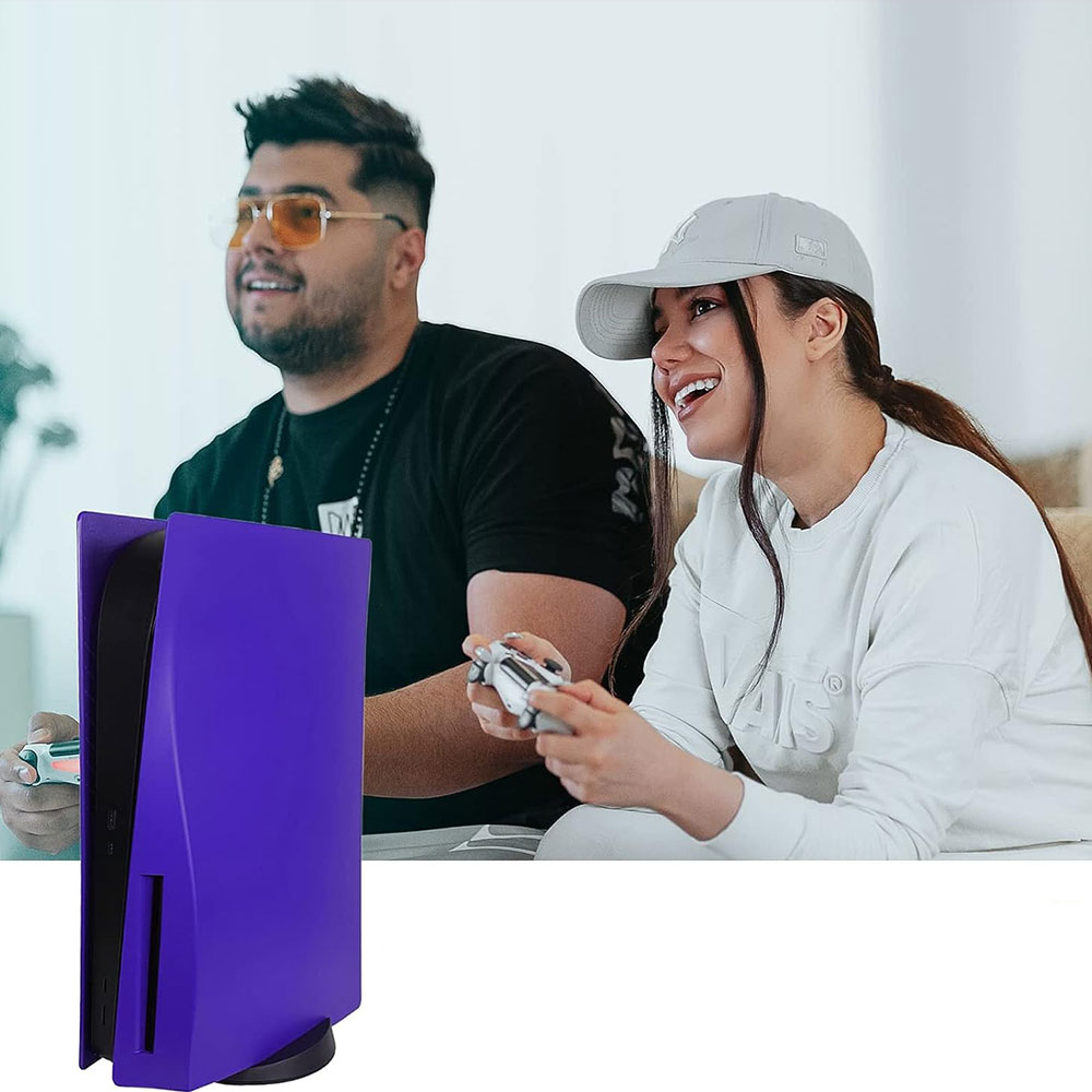 PlayStation 5 PS5 Frontplatte Faceplate Gehäuse Case Cover Dock Ersatzplatte - Violett