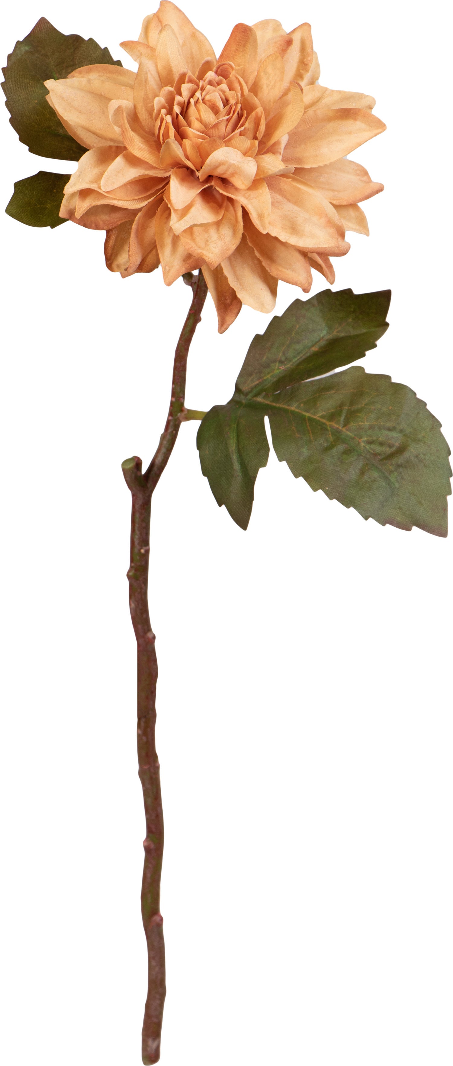 Louis Maes kunstbloem Dahlia oranje 44 cm