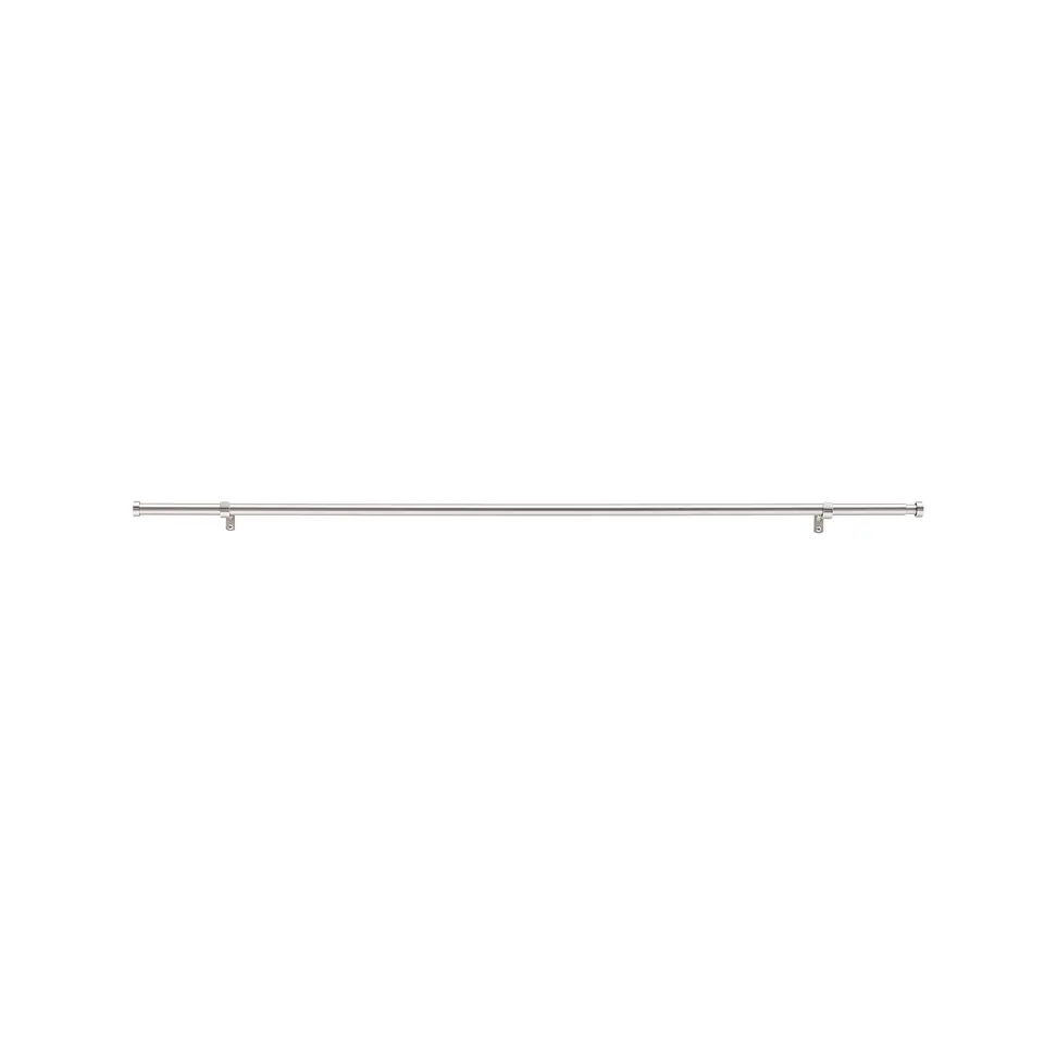Gordijnroede - Uitschuifbaar - Stang van 125-240 cm - Zilver