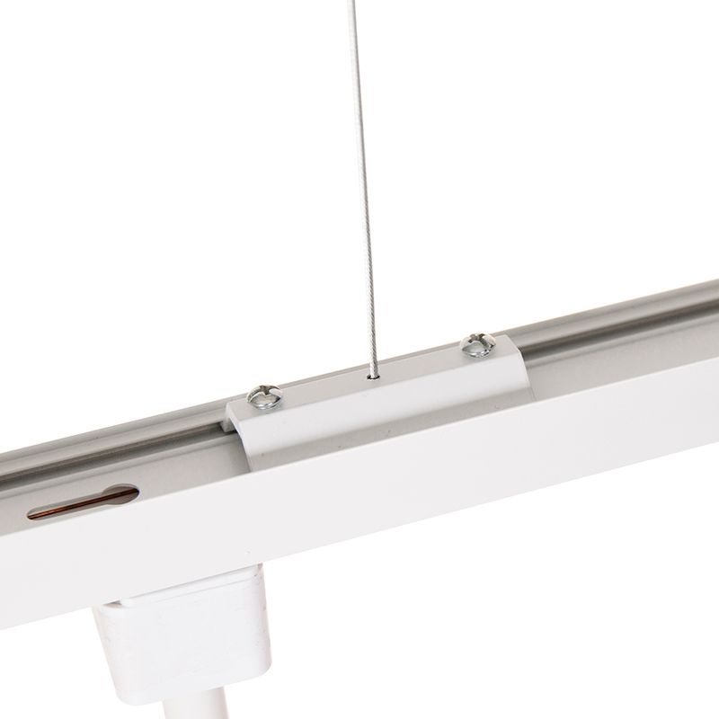 Modern hangend railsysteem met 5 spots wit 1-fase  - Iconic Jeana
