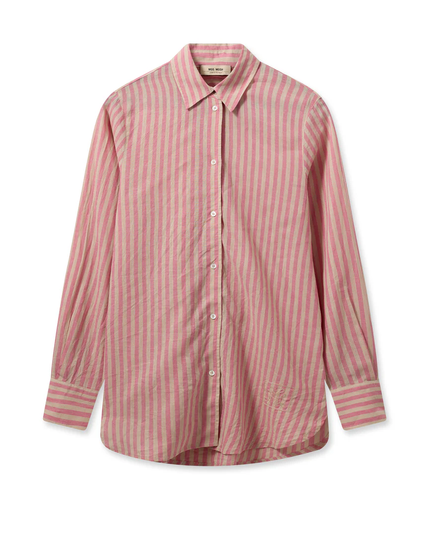 Mos Mosh  Elinda Linen skjorte - Camellia Rose