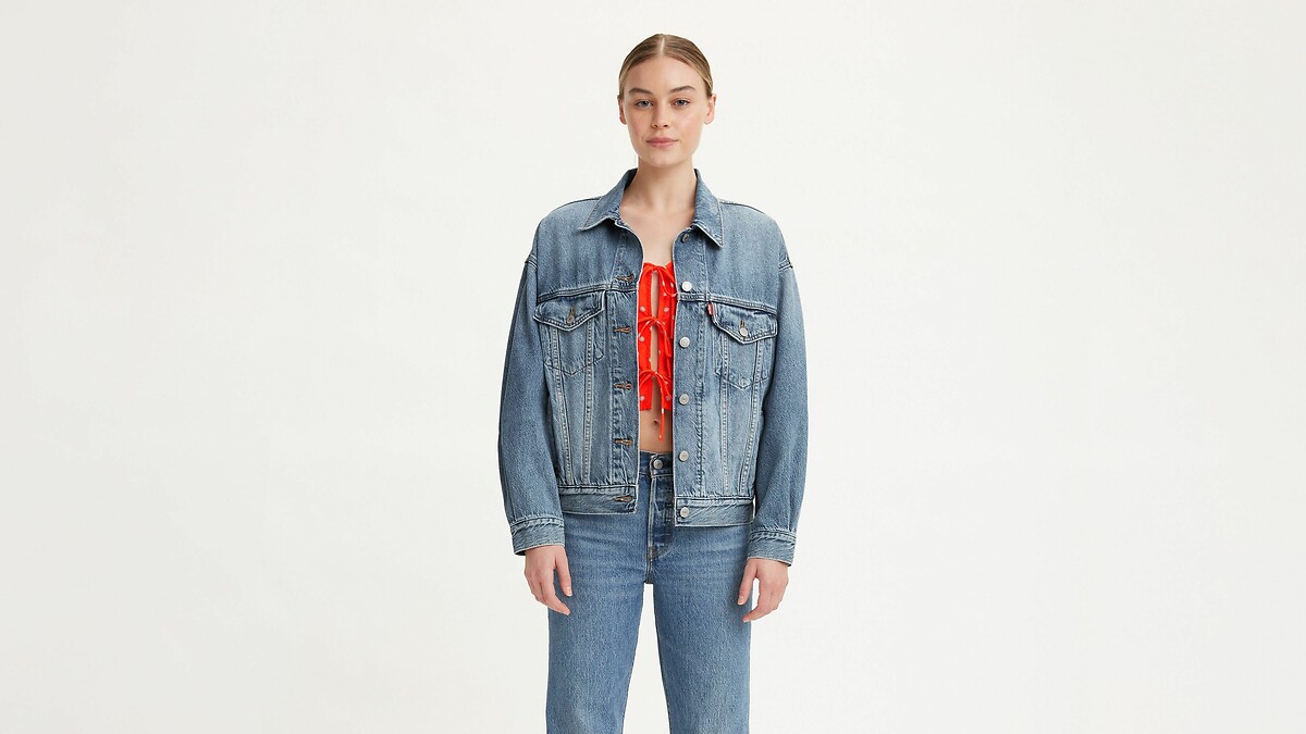 Colete Levi's anos 90 estilo caminhoneiro