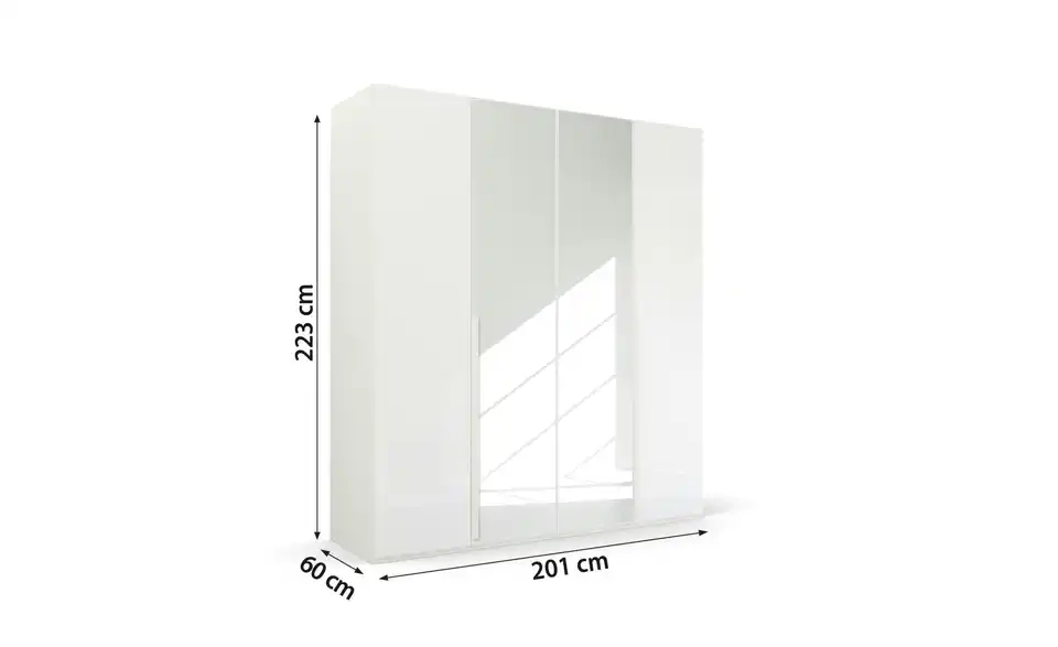 Drehtürenschrank 201 cm