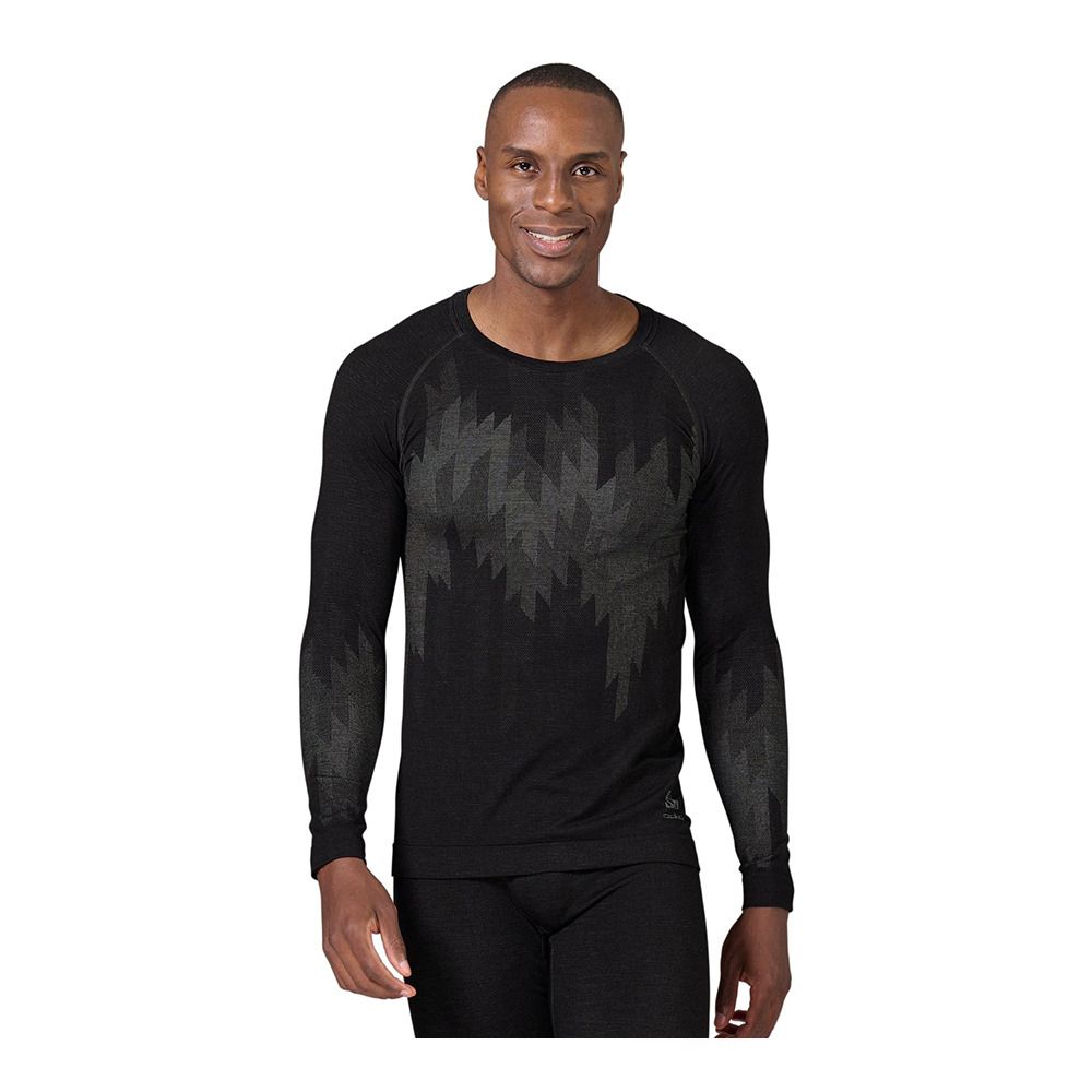 Odlo KINSHIP PW 200 - Sous-couche Homme black melange