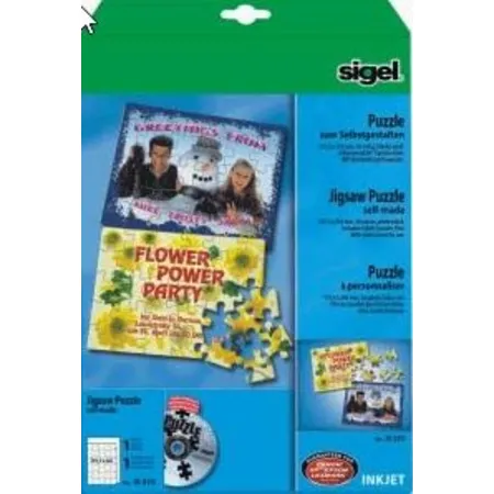 Sigel Puzzle zum Selbstgestalten SIGEL IS 315 (für Inkjet-Drucker)
