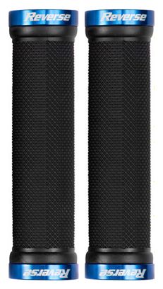 Paire de Grips Reverse Classic 28 mm Noir / Bleu