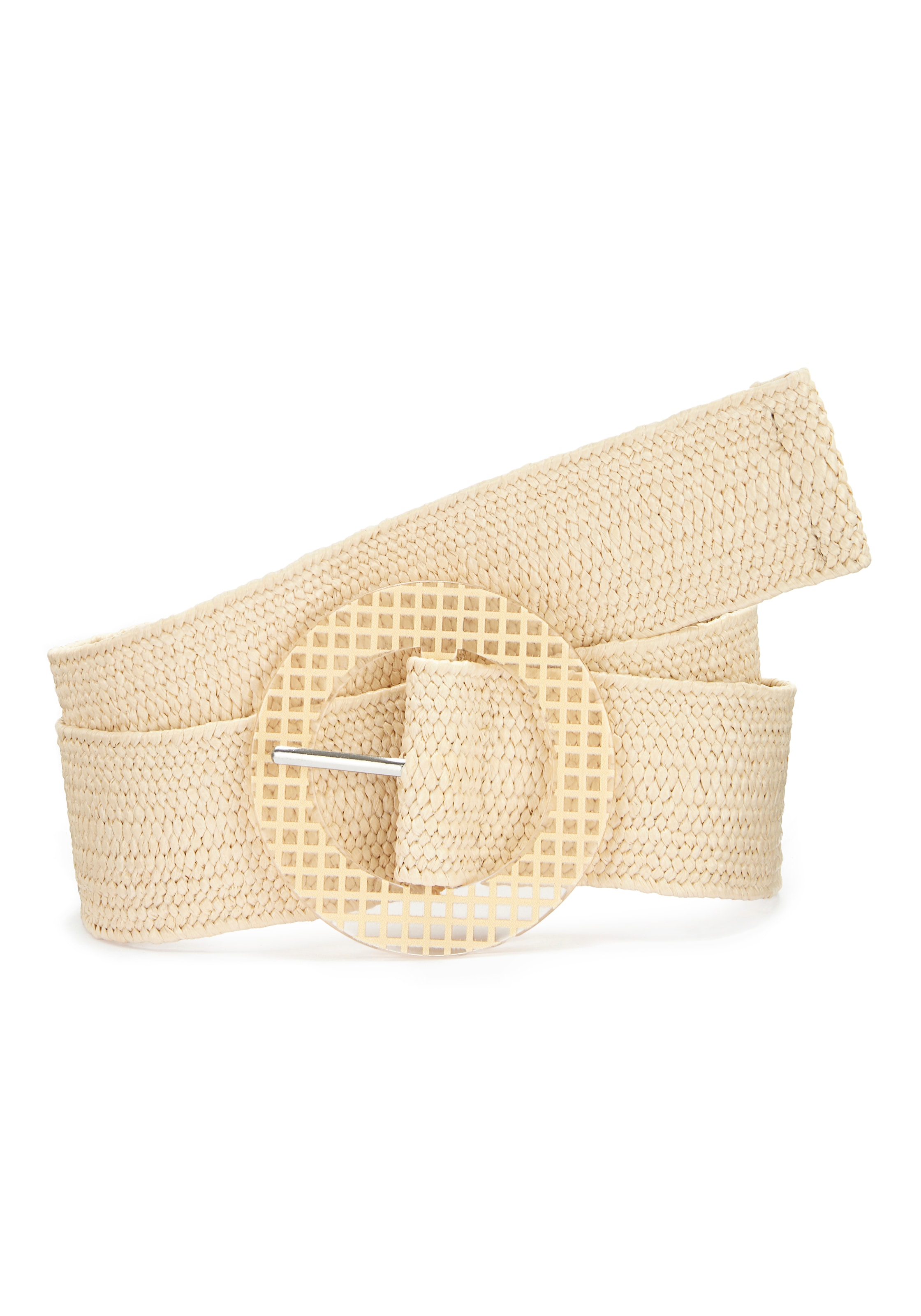 LASCANA Taillengürtel »Stretchgürtel, Bauchgürtel« mit Shaping-Effekt, für Kleid & Overall, Sommergürtel, Bast-Optik