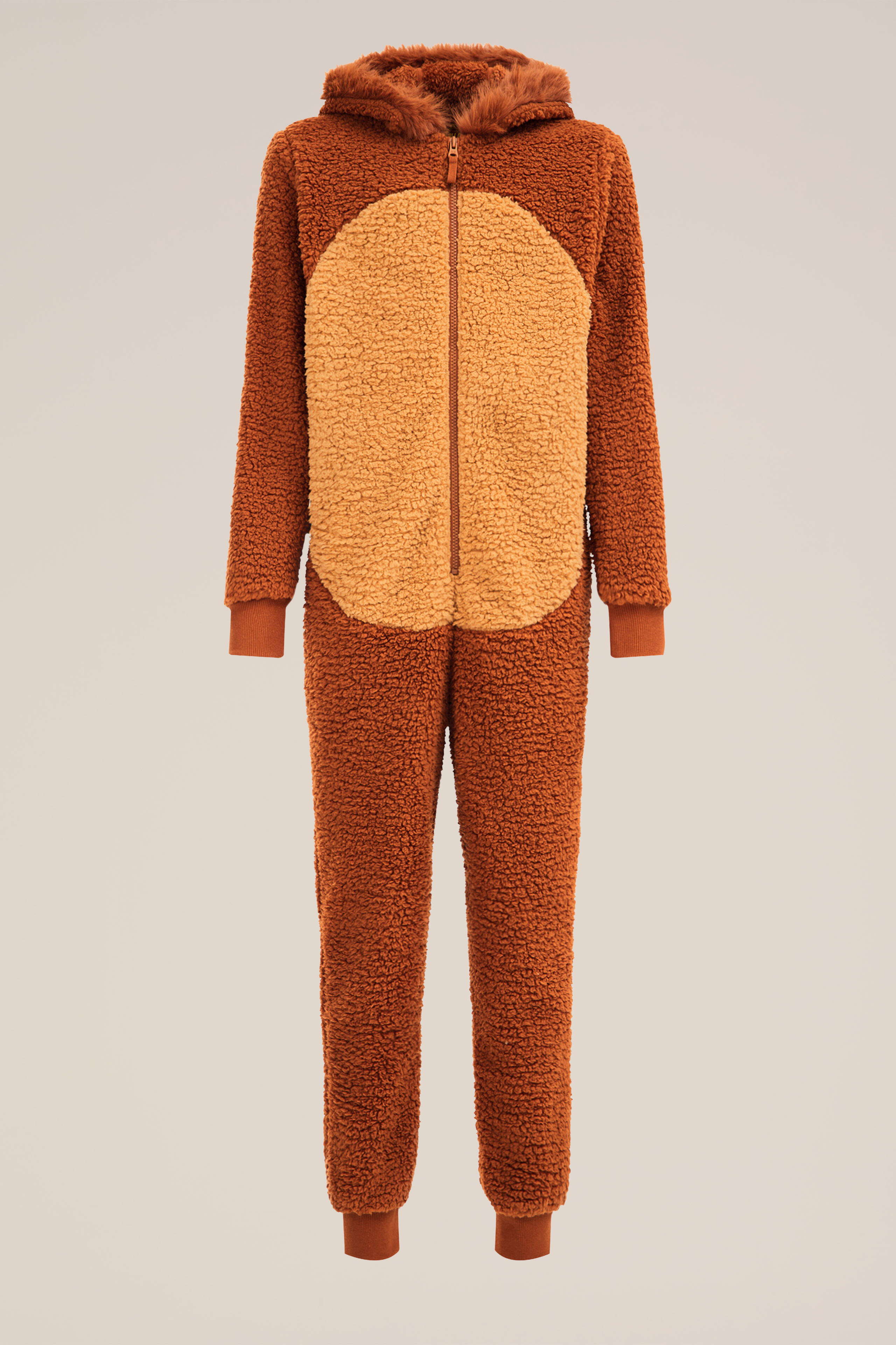 Jongens leeuw-onesie WE Fashion Lichtbruin