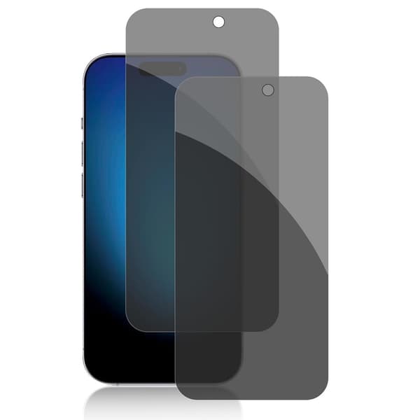 2 stk iPhone 13 Privacy skjermbeskytter Privacy skjermbeskytter