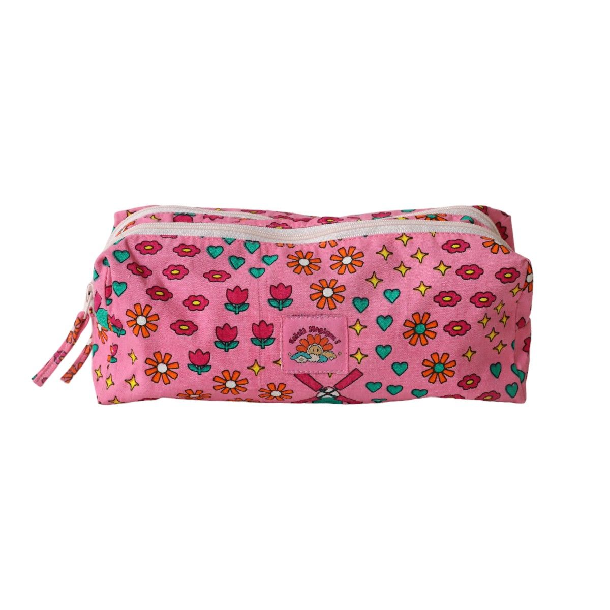 Trousse double zip Tulipes - Zou Bisou Bisou ! Le petit Souk