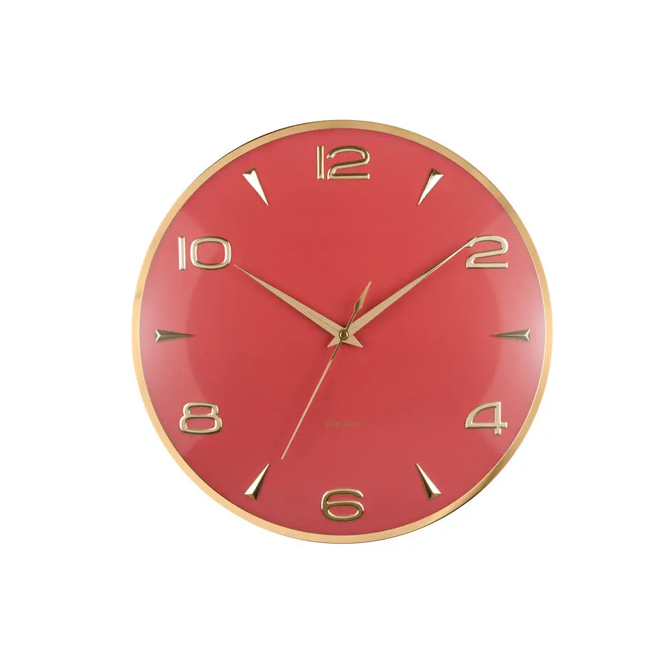 Karlsson - Wandklok Sienna Glow - Rode oker- Ø40,6cm