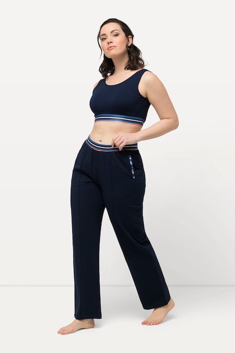 Loungewear-Hose, Slim Fit, Elastikbund, Taschen