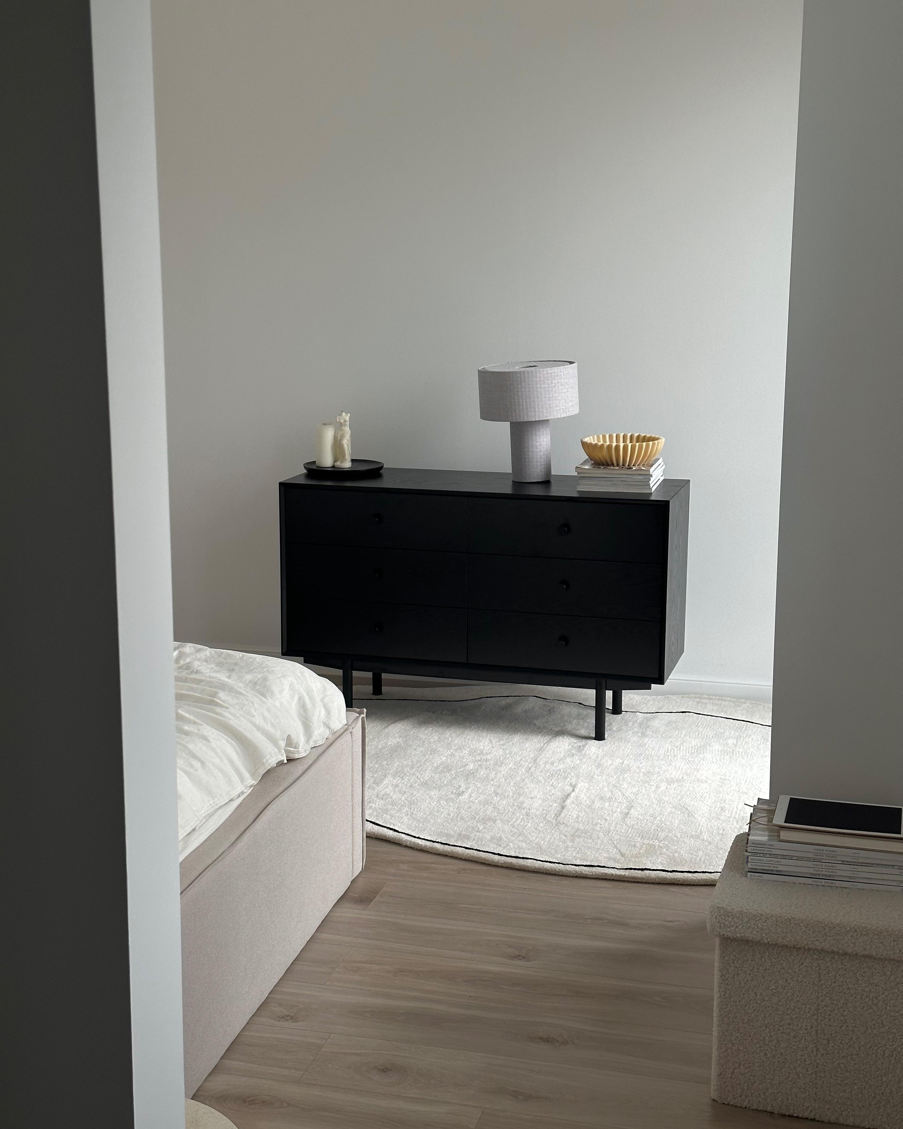 Ladekast 6 lades ALCESTER Zwart