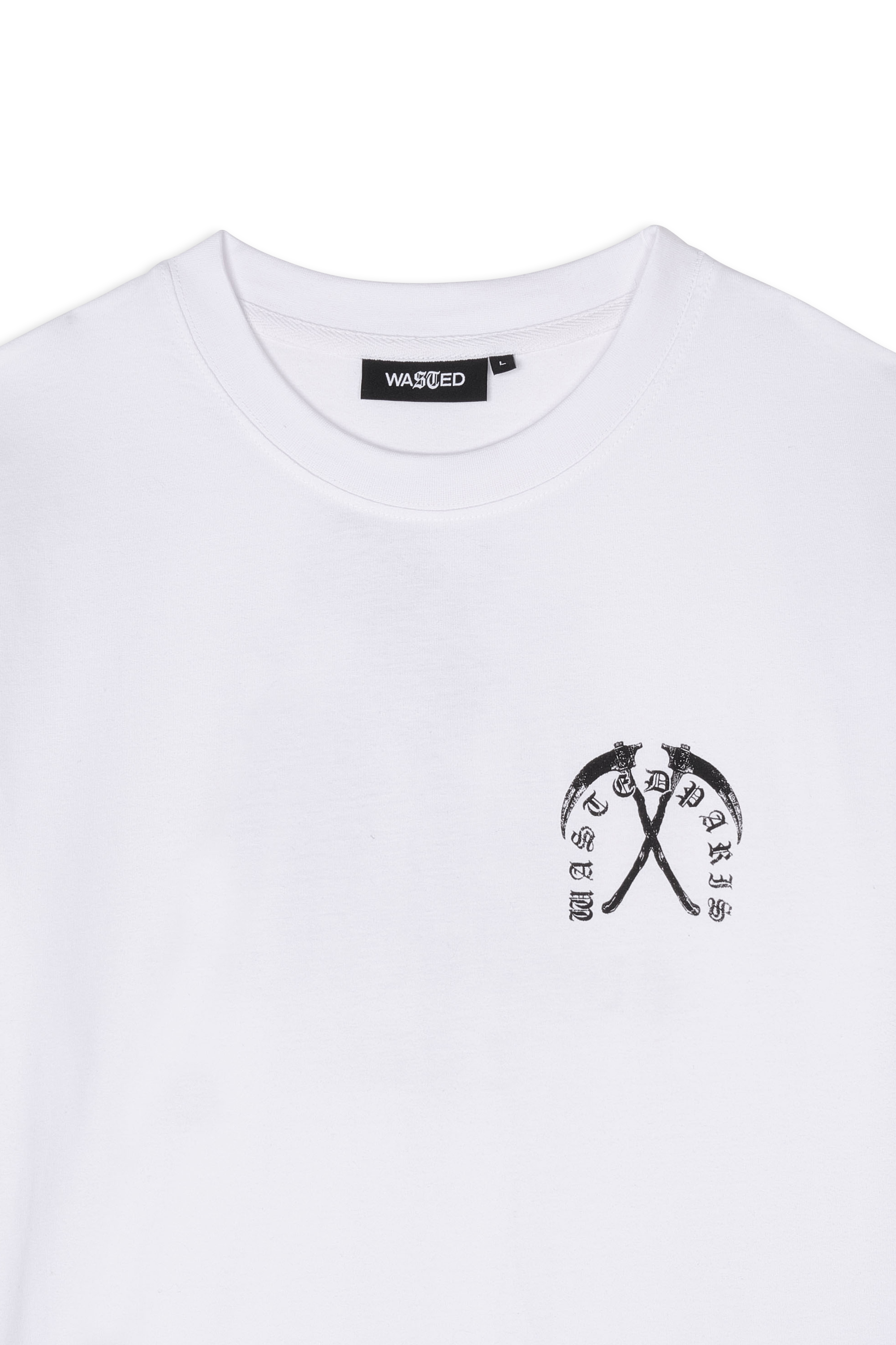 WASTED T-shirt Blanc