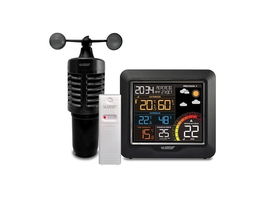 LA CROSSE TECHNOLOGY - Station météo pro - ws6861 - station dédiée au vent, heure d...