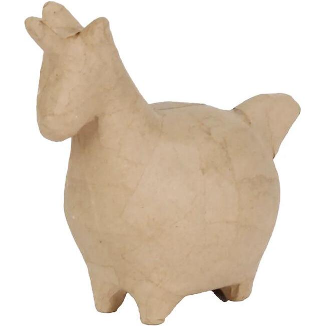 Tirelire licorne 19,5x10x15,5cm - Kraft