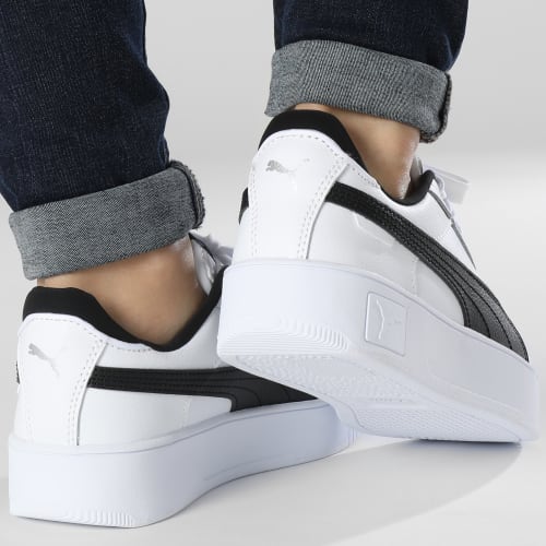 Baskets Femme Carina Street 389390 Puma White Puma Black Silver