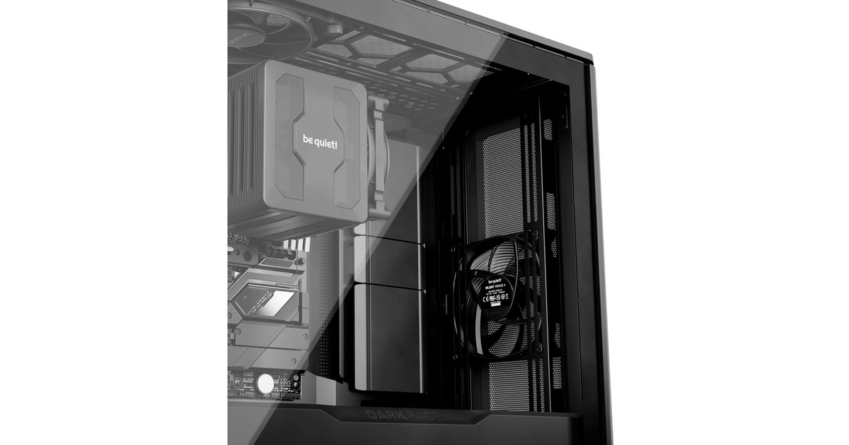 be quiet!Dark Base 701 midi tower behuizing  (Zwart | 2x USB-A | 1x USB-C | RGB | Tempered Glass)