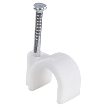 HANDSON kabelclip rond wit 9mm (25 stuks)