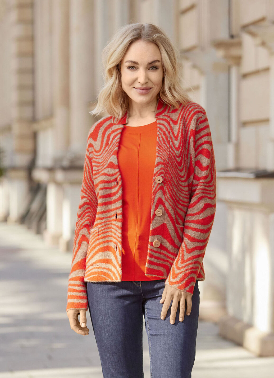 Jacke mit Knopfleiste