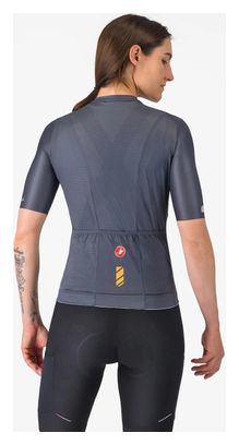 Maillot à Manches Courtes Unlimited Femme Bleu