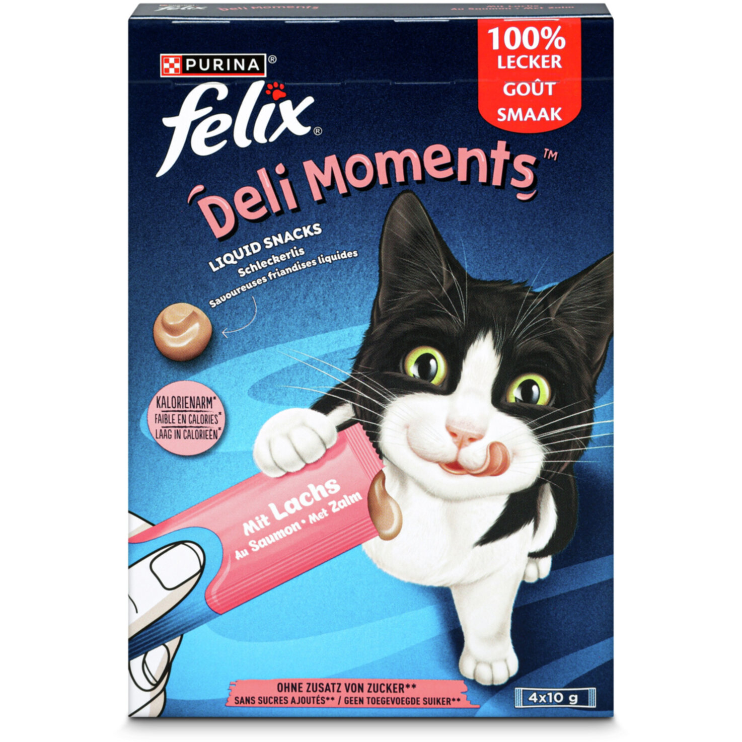 Felix Deli Moments Katensnack Lachs 4x10g