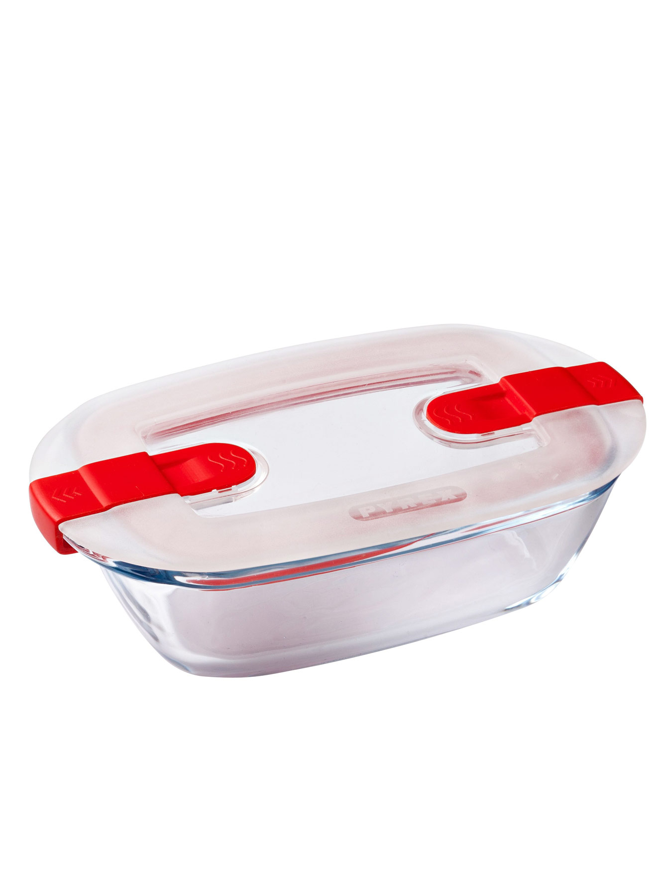 Plat rectangulaire pyrex avec couvercle