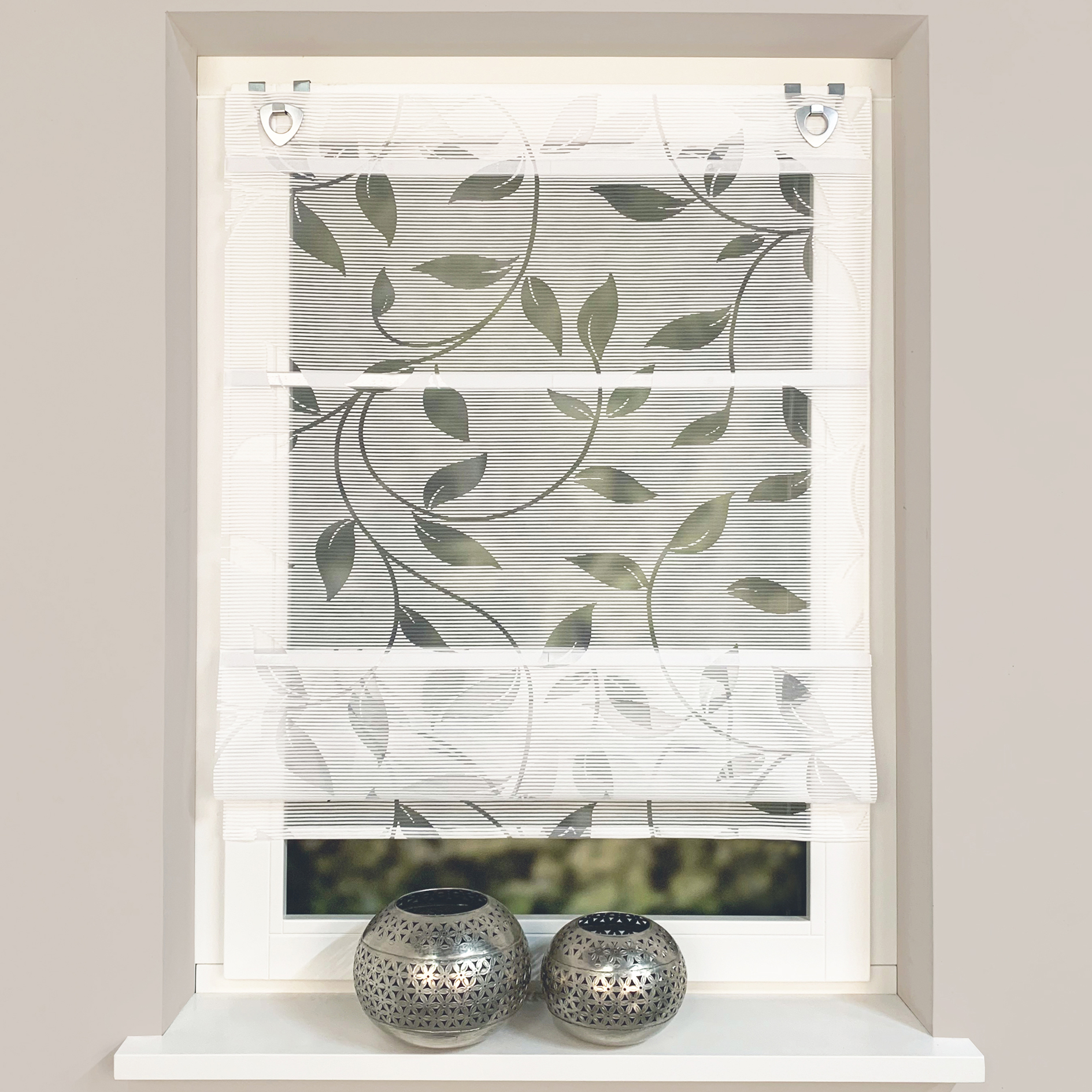 Magnetrollo RANA - weiß - 60x130 cm