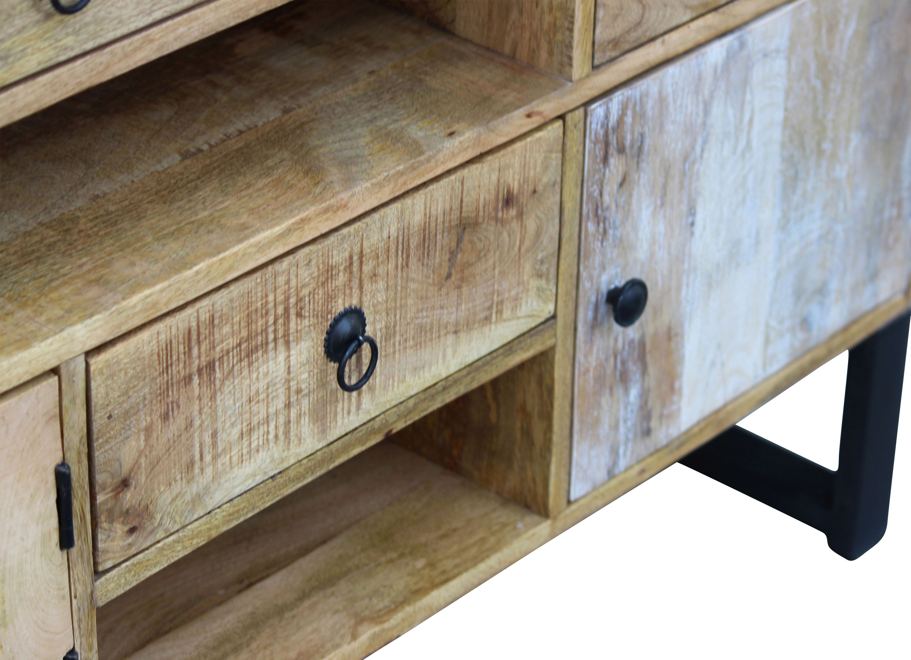 Sideboard Holz Vintage REMI 140 x 80 cm