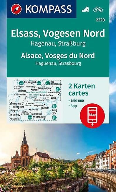 KOMPASS - 2220 ALSACE VOSGES NORD