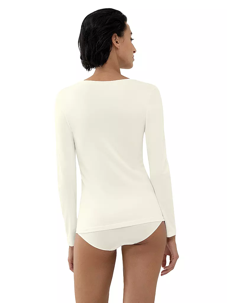 MEY Langarmshirt EMOTION champagner creme