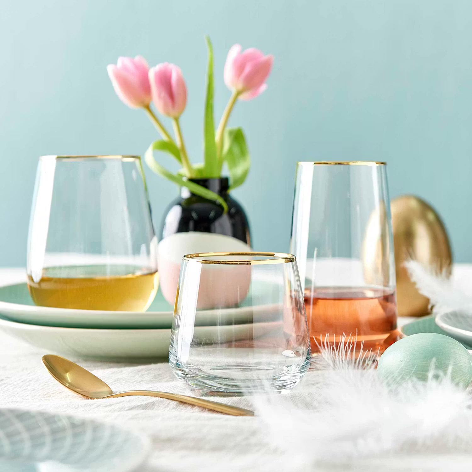 TOUCH OF GOLD Wasserglas 6er-Set